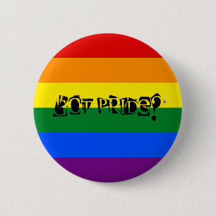 Badge Rond 5 Cm Fierté obtenue ? Bouton de fierté de LGBTQ