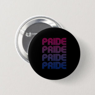 Badge Rond 5 Cm Fierté Rétro Bisexuelle