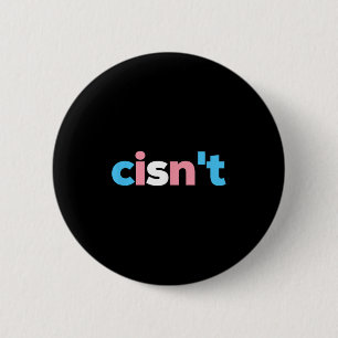 Badge Rond 5 Cm Fierté transgenre Cisnt - Drapeau trans LGBTQ - Dr