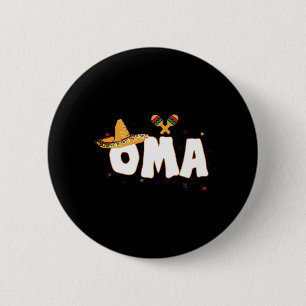 Badge Rond 5 Cm Fiesta Parti Mexicain Cinco De Mayo Oma Grandma