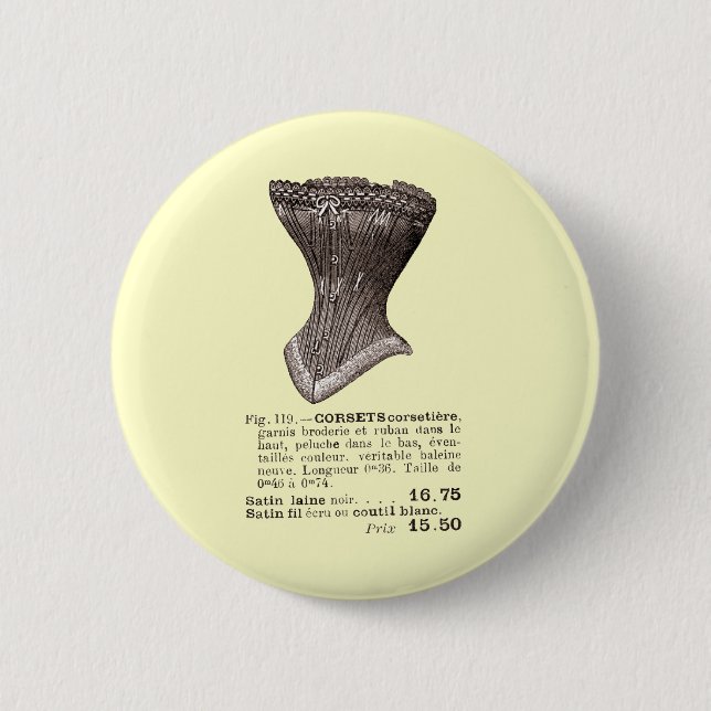 Badge Rond 5 Cm fig. 119 de corset (Devant)