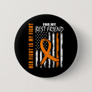 Badge Rond 5 Cm Fight Is My Fight Best Friend Leukemia Sensibilisa