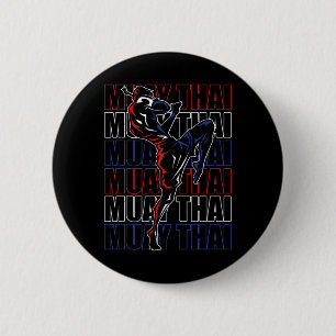 Badge Rond 5 Cm Fighter Muay Thai Sports Martial Arts Mixed martia