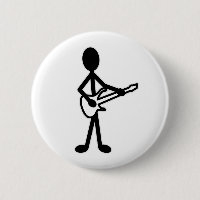 Figure de bâton guitariste