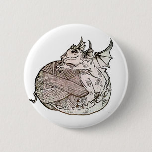 Badge Rond 5 Cm fil de dragon