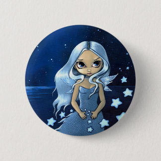 Badge Rond 5 Cm "Fileur bouton d'étoiles"