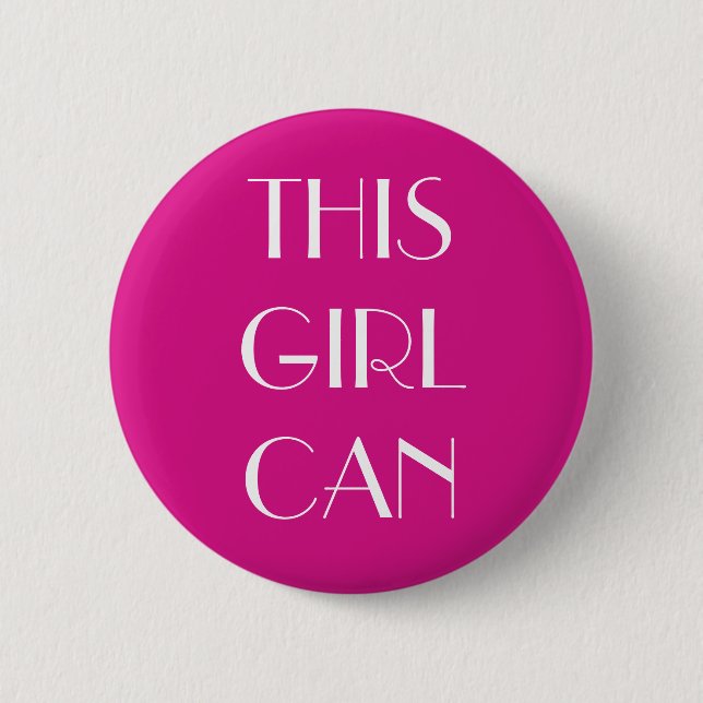Badge Rond 5 Cm Fille (Devant)