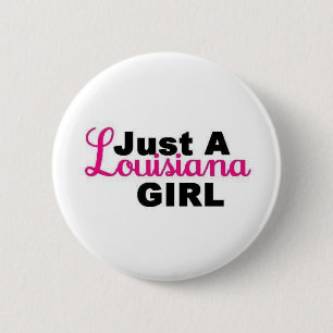 Badge Rond 5 Cm Fille 2 de la Louisiane