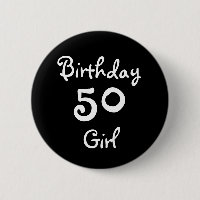 Fille 50 d'anniversaire