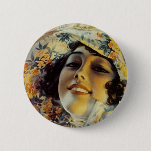 Badge Rond 5 Cm Fille à moi
