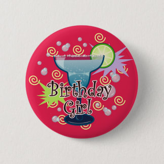 Badge Rond 5 Cm Fille d'anniversaire de margarita