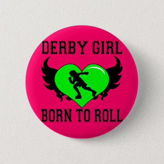 Badge Rond 5 Cm Fille de Derby