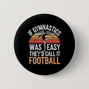 Badge Rond 5 Cm Fille de gymnaste de gymnastique Roue Uni-enfant n