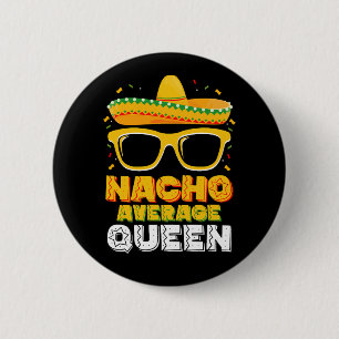Badge Rond 5 Cm Fille de la famille royale moyenne nacho Cinco De