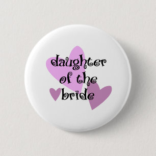 Badge Rond 5 Cm Fille de la jeune mariée