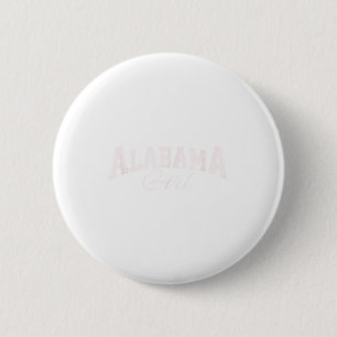 Badge Rond 5 Cm Fille de l'Alabama, Impression de style universita