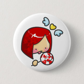 Badge Rond 5 Cm Fille de lucette