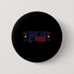 Badge Rond 5 Cm Fille de Trump et femmes fières pour Trump 2024 pr
