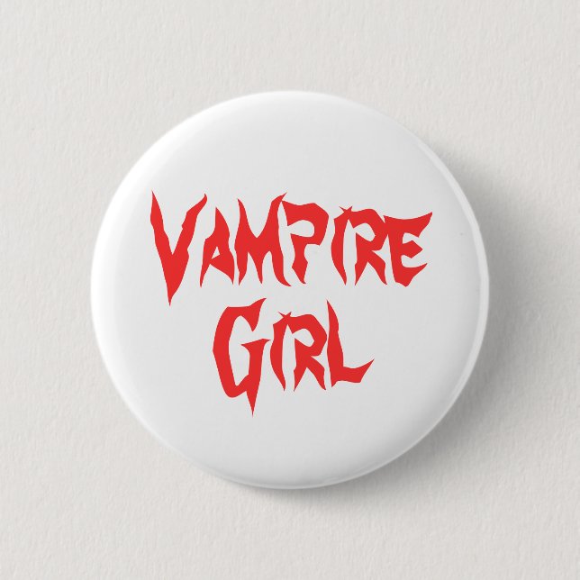Badge Rond 5 Cm Fille de vampire (Devant)