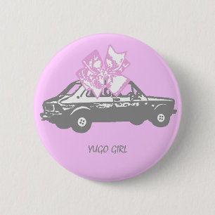 Badge Rond 5 Cm Fille de Yugo