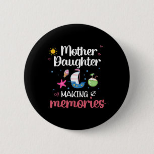 Badge Rond 5 Cm Fille mère Rendre des souvenirs Fête de famille he