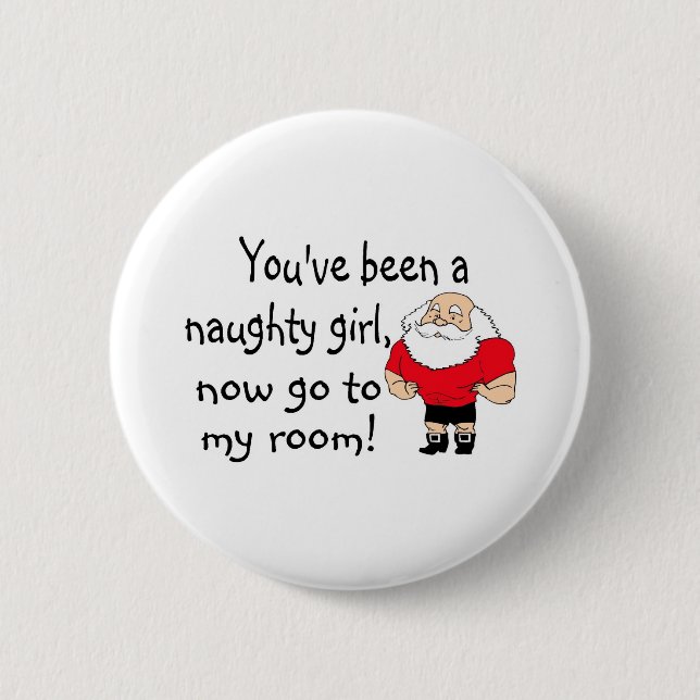 Badge Rond 5 Cm Fille Mignonne Va Dans Ma Chambre (Devant)