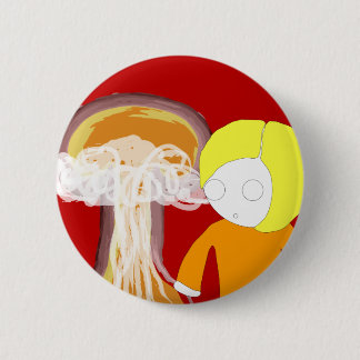 Badge Rond 5 Cm Fille nucléaire