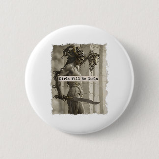 Badge Rond 5 Cm Fille sera Filles Medusa Débardeur_1