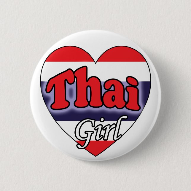 Badge Rond 5 Cm Fille thaïlandaise (Devant)