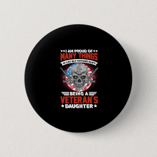 Badge Rond 5 Cm fille vétéran