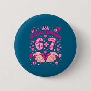 Badge Rond 5 Cm Filles adolescentes de quelques années Ongles