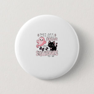 Badge Rond 5 Cm Filles Chat Rose Halloween Squishy Nous Rêvons Tou