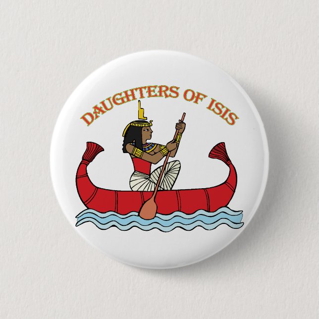 Badge Rond 5 Cm Filles d'ISIS (Devant)