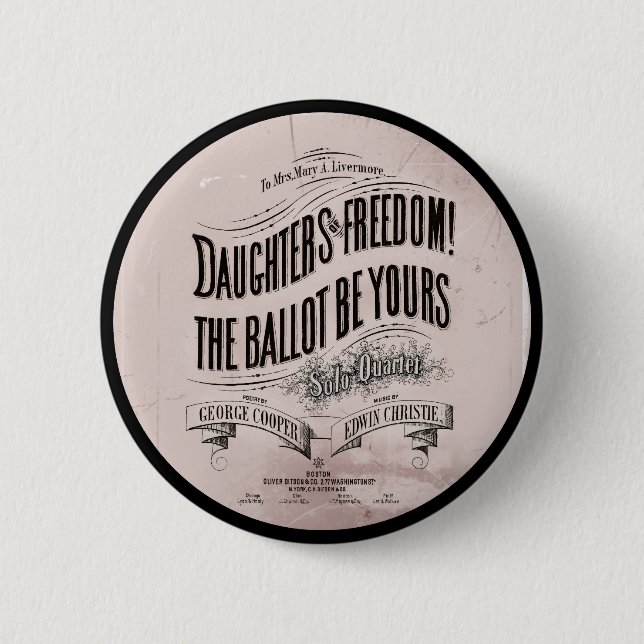 Badge Rond 5 Cm Filles Freedom Ballet est à vous (Devant)