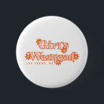 Badge Rond 5 Cm Filles Week-end Retro Bachelorette Fête Mariée<br><div class="desc">Commencez le week-end de la fête avec ce bouton amusant et rétro Girls Weekend qui est parfait pour la bachelorette et les fêtes d'anniversaire! Il dispose d'une marguerite orange super inspirée des années 70 et d'une police d'inspiration tendance et rétro-moderne. Customisez facilement avec votre ville et votre état dans l'option...</div>