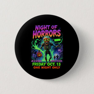Badge Rond 5 Cm Films Personnages Effrayant Film Nuit Horreurs 90s