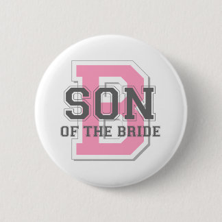 Badge Rond 5 Cm Fils de l'acclamation de jeune mariée