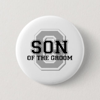 Badge Rond 5 Cm Fils de l'acclamation de marié