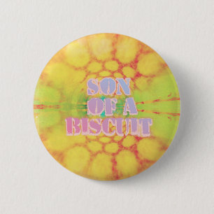 Badge Rond 5 Cm Fils d'un biscuit, Granny Sweat Series