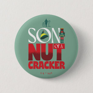 Badge Rond 5 Cm Fils d'un Graphisme Casse-Noix