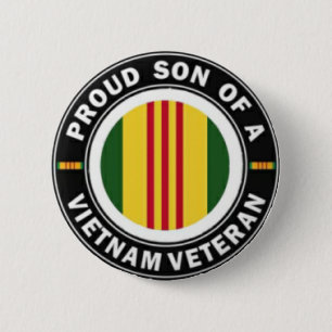 Badge Rond 5 Cm Fils fier de bouton de vétérinaire du Vietnam