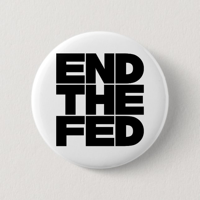 Badge Rond 5 Cm Fin de la FED (Devant)