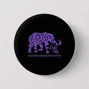 Badge Rond 5 Cm Fin Heimerheimer Sensibilisation Souvenirs Problèm