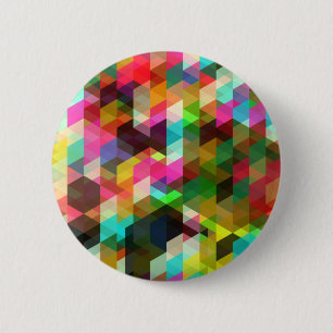 Badge Rond 5 Cm Fine Cool Abstraite Cute Girly Retro Mode