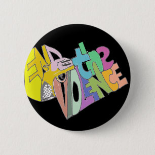Badge Rond 5 Cm Finissez la violence