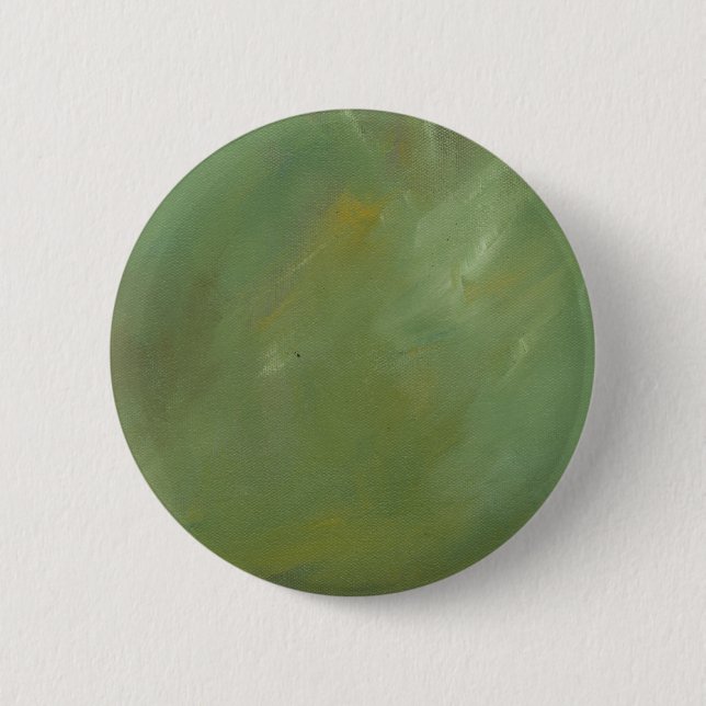 Badge Rond 5 Cm Finition fausse verte brossée (Devant)