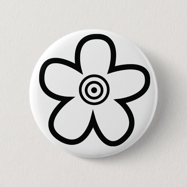 Badge Rond 5 Cm fiore (Devant)