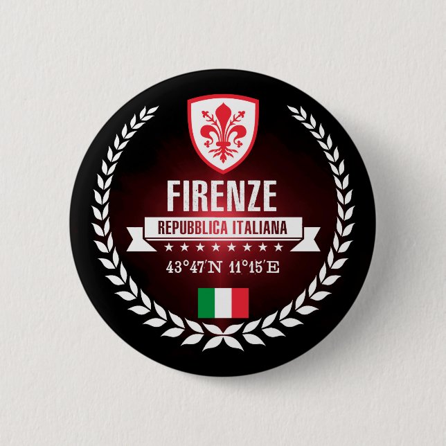 Badge Rond 5 Cm Firenze (Devant)