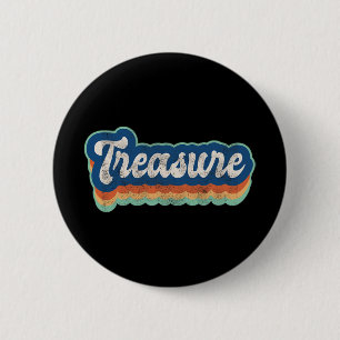 Badge Rond 5 Cm First Name Girl Style Vintage les années 70 80s Pe