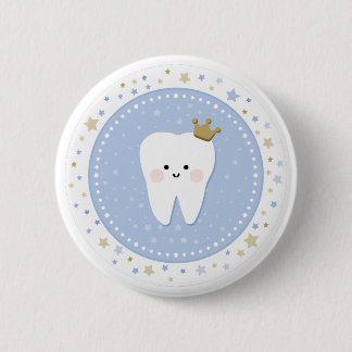 Badge Rond 5 Cm First Tooth party Pin Button